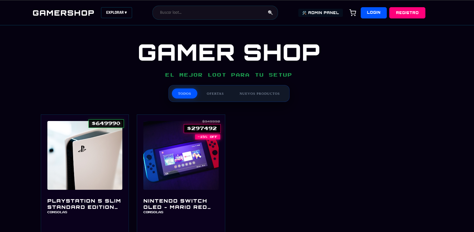 GamerShop Backend Architecture