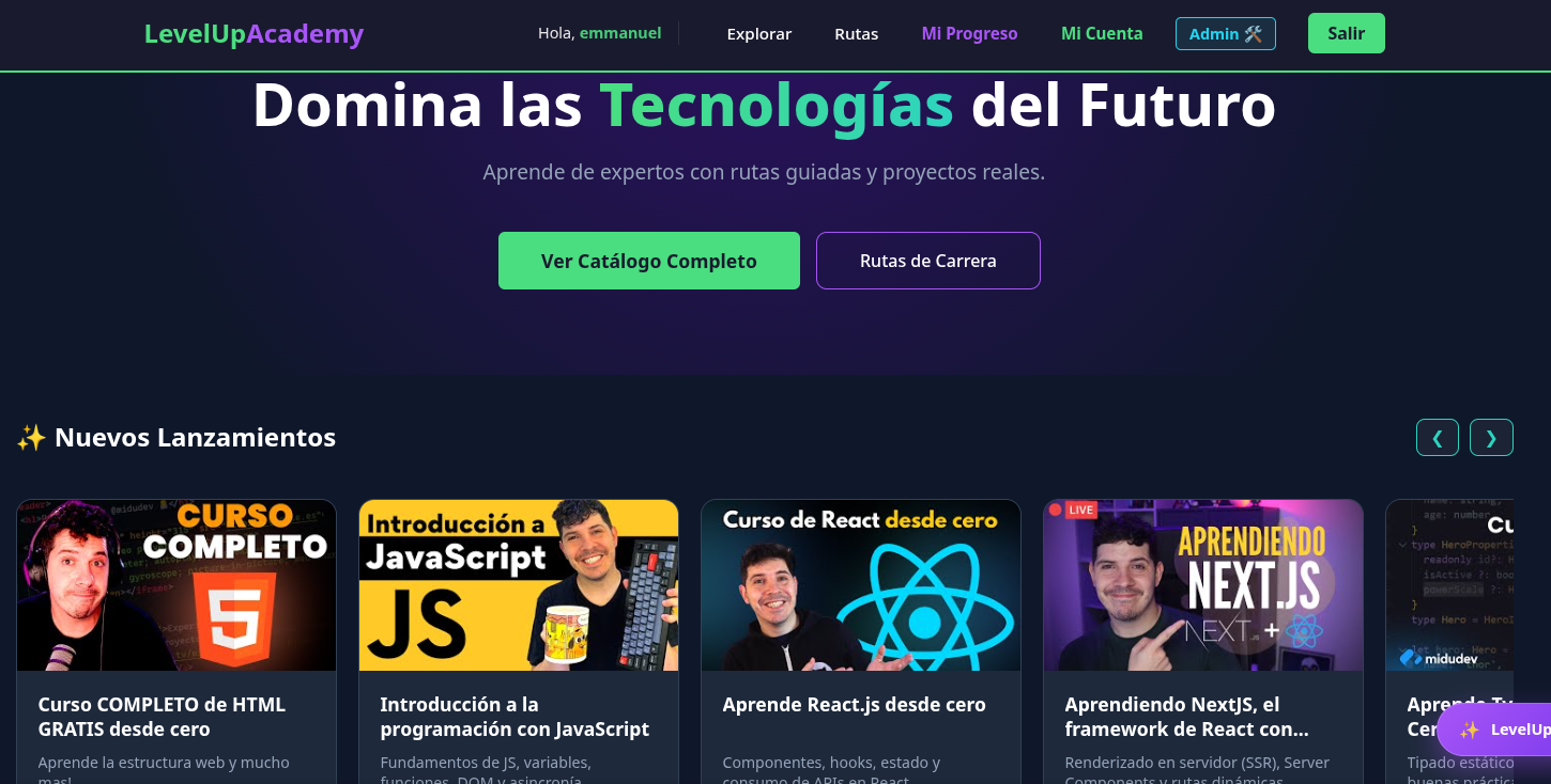 LevelUp Academy LMS API Core